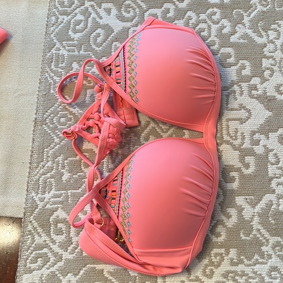 Time & Tru Swimsuit Size Medium Top and Large Bottom in EUC - Picture 5 of 5